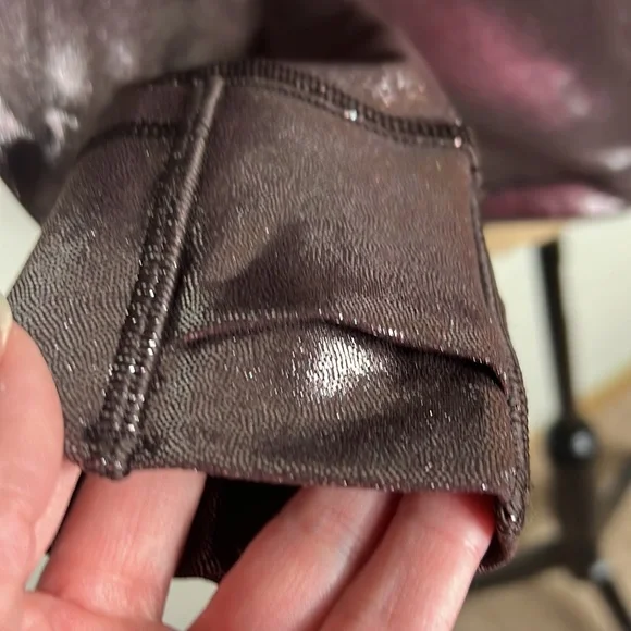 043.Lululemon Define hooded jacket shine radiant foil print French press sizes 8 - Picture 14 of 16